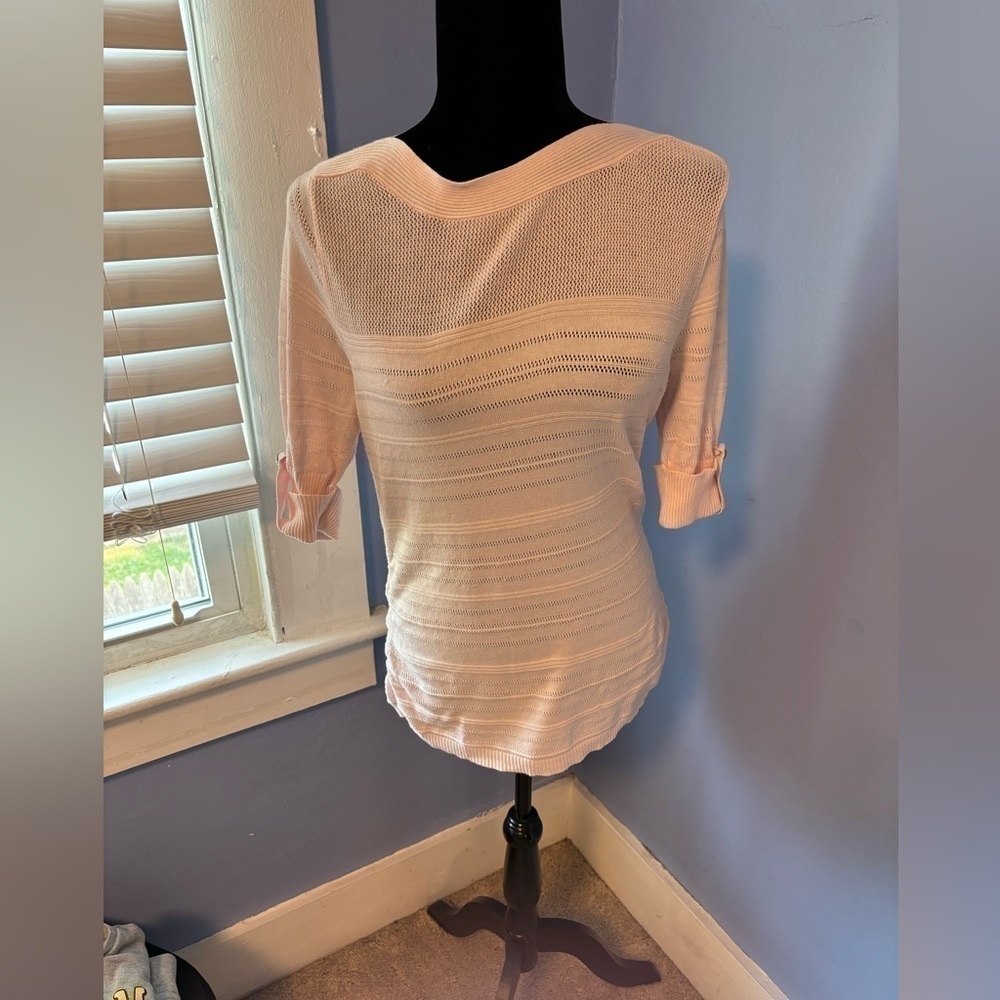 Apartment nine pink short sleeve sweater